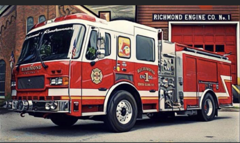 Side of the Richmond Engine Co 1's Engine